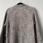 Parachute Robe Womens Small Waffle Knit Open Front 100% Cotton Breathable Cozy Gray Photo 6