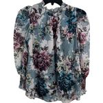 Amanda Uprichard  Floral Long Sleeve Size Medium Photo 0