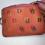 Dooney & Bourke  Y2K Rainbow Zipper Pink Heart Signature Coin Pouch Photo 7