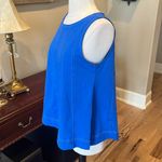 Matching Set Blue Cotton Flowy Tank Blousey Shorts New Size XS Photo 7
