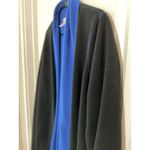 Susan Graver  Shaw Women’s Fleece Blue Black Small Jacket Coat Winter Fall Photo 1