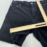 Levi's Shorts Womens 8 Black 560 Relaxed Fit Denim High Rise Jean Spandex Y2K Photo 7