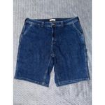 Dickies Women's Carpenter Short Blue Denim Relaxed Pocket Hammer Loop Sz 18 Photo 5