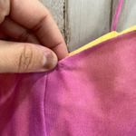 Cache Vintage Pink Large Flower Wide Leg Chiffon Jumpsuit Womens Size 4 Photo 1