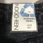 Indigo Rein Black Jean Shorts Juniors Sz 1 Sustainable Denim Photo 2
