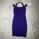 Ralph Lauren Lauren  Dress Sheath Halter Neck‎ Sleeveless Blue Purple 6 Petite Photo 1