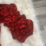 Coco Bianco  on or off shoulder puff sleeve top textured jacquard L Photo 10