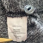 J.Crew  Cotton Charcoal Gray Henley Knit Pullover Top XXS Photo 5