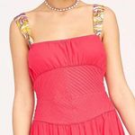 Free People Santorini Maxi Dress Sleeveless Hot Hibiscus Pink NWT Size 2 Photo 2