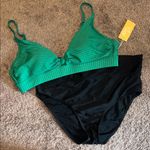 Kona Sol  green ribbed bikini XL 2 piece bathing suit Photo 0