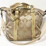 Coach  Beige Multi Color Poppy Appliqué Crossbody Bag F21101 Rare Limited Edition Photo 7