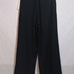 Uniqlo Navy Blue High waisted Gathered Wide Leg Pants Casual Simple Size M Photo 5