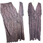 Young Fabulous and Broke Young Fabulous Broke Boxy Kaftan Dress M‎ Embroidered Eyelet Mumu Oversized Boho Photo 1