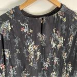 Hesna Elegant Floral Black Long Sleeve Dress With Liner Size 50 ~ Size 6 Photo 6