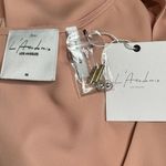 L'Academie  Cold Shoulder Long Sleeve V Neck Blush Top Size M‎ NWT $139 Photo 7