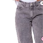 Pretty Little Thing  Petite Washed Gray Dip Back Waist Boyfriend Jeans W1057 Sz 8 Photo 3