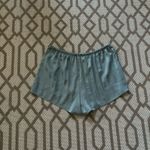 Danskin sage green matching satin tank & shorts stripe pajama set large Photo 6