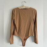 Banana Republic True Hues Long Sleeve Thong Scoop Neck Bodysuit Size Medium Photo 1