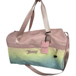 Juicy Couture  Pastel Ombré Logo Duffel Bag Weekender Pink Yellow Mint Y2K Photo 0