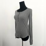 Authentic American Heritage Authentic America Heritage Light Gray Henley Waffle Long Sleeve in Size XS Photo 1