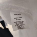 Jones New York Linen Hooded Button Up Front Beach Relaxed Fit Lightweight Jacket Photo 4