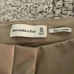 Abercrombie & Fitch Abercrombie Vegan Leather Wide Leg Pants Womens 14 short Photo 2