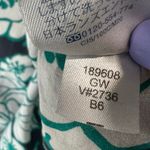 Lands End Tunic Dress Womens L Green Floral Split Kawaii Beach Swim Cover Up Size L Photo 11