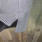 Talbots Woman Size 18W W Heritage Blue/White Striped Cropped Pants Back Pockets Photo 7