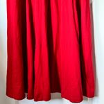 Ralph Lauren Lauren  Red Cotton Blend Short Sleeve Maxi Dress XL Casual Summer Photo 3