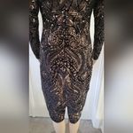 Betsy and Adam  Sequin Formal Sheath Dress  Size 4 Photo 9