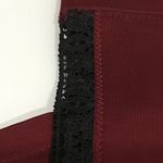 Ganni NWT Bootcut Lace Panel Trousers - Burgundy - XS* Photo 11