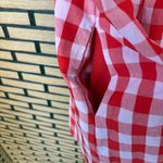 Day + Moon Pink And‎ Red Plaid Romper Size Large Photo 5