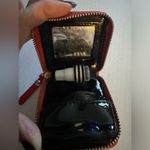 Henri Bendel , New York eye contact carrying zippered case. Red with tassel pull. Photo 6