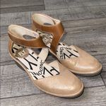 Fly London  Bronze Closed Toe Ankle Strap Comfy Wedge Shoes Photo 1