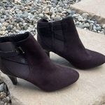 Karen Scott NWOT  Ankle Boots. Heels‎ 3”Size 7.5 M Brown Suede. Photo 0