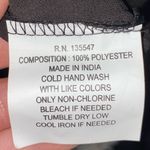 Avani Black Sheer Cream Fringe Tunic Top Cover up Resortwear Boho Western Fall Size XL Photo 6