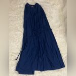 NWOT MILLE MARILYN Cotton V neck waist tie Blue INDIGO sz S Photo 3