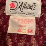 D'Allairds Vintage Cardigan Sweater Mohair Wool Size M Medium Red Photo 6