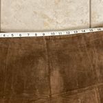 Leather Asymmetrical Skirt Pamela McCoy Collections Size L Photo 6