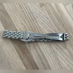 Andrew Fezza Ladies Watch Stainless Bracelet and Case Black Dial Date Window Photo 7