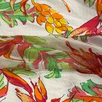 ICIKULS multicolored floral 1/4 zip athletic long mesh sleeve XL Orange Photo 4