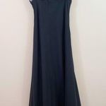 Bari Jay Embroidered Crisscross Straps Black/White Evening Floor Length Dress Black Size 10 Photo 0