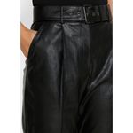 Ted Baker ππ Faydell Pleather Trouser ~ Black US 8 NWT *NO BELT* Photo 9