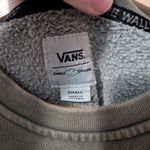 Vans Retro Comfy Crewneck Sweater Unisex Small Khaki Green Photo 2