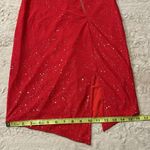 Red shimmer dress size L Size L Photo 9