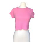 American Eagle  Outfitters Aerie Shirts Blue & Pink Short Sleeve Women Size Small Photo 10