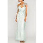 Michael Costello  x REVOLVE Landon Lace Gown, Baby Blue, Medium Photo 2