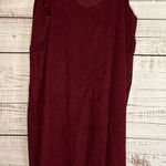 None Elegant Burgundy Women's Corduroy Jumpsuit Photo 0