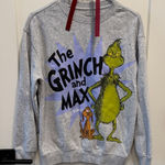Dr. Seuss  Gray Grinch and Max Graphic Sweatshirt Photo 0
