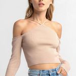 Tilly's WEST OF MELROSE Show Off Strappy Long Sleeve Womens Top Photo 0